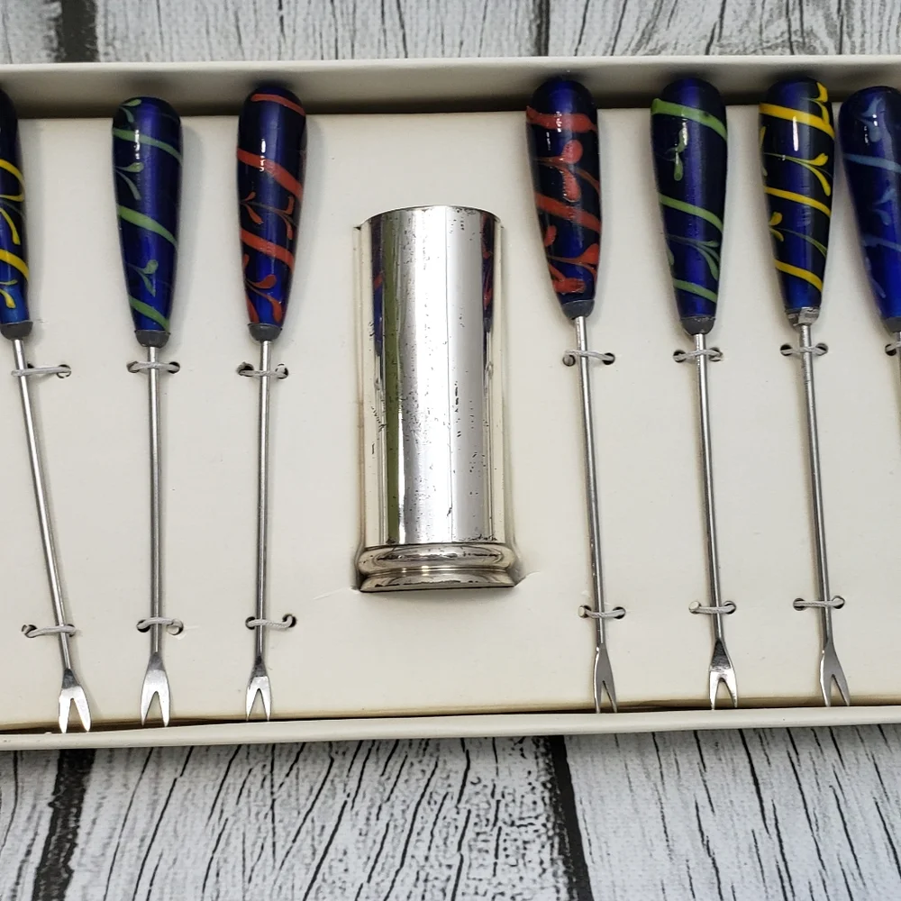 Pier 1 Imports Glass Handle Hors D'oeuvre Picks